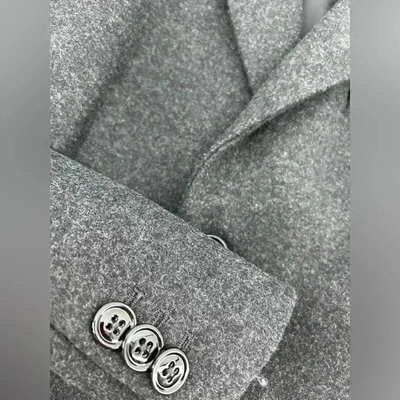 NWT DOLCE & GABBANA Coat Jacket Grey Wool Single Breasted IT54/US44/XXL $3000 - Picture 5 of 16